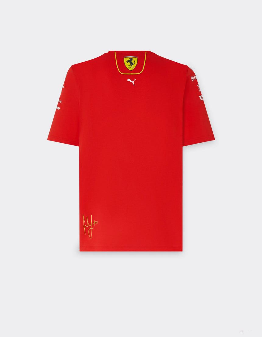 Ferrari maglietta, Puma, Carlos Sainz, rosso - FansBRANDS®