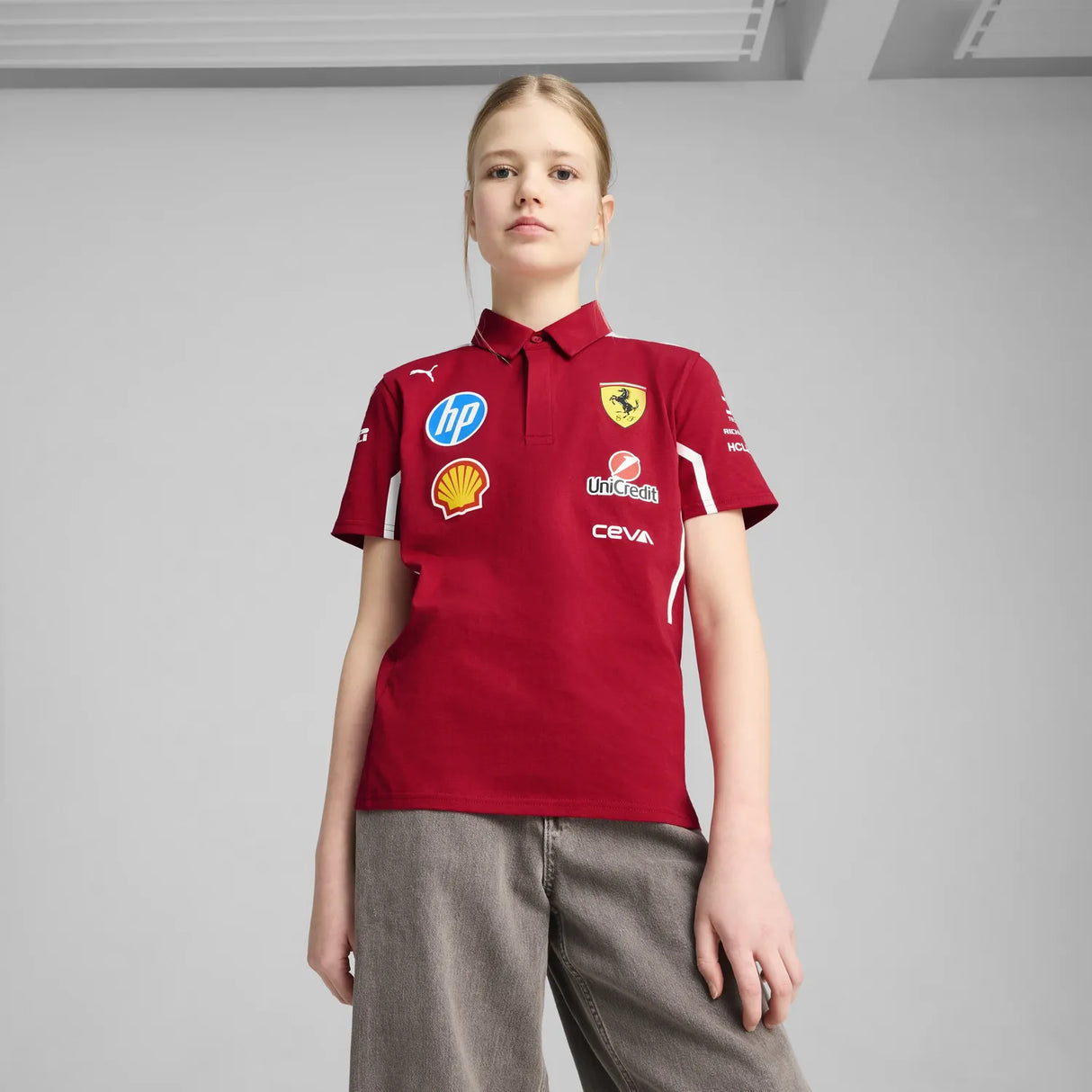 Scuderia Ferrari Team Polo Bambino 🔥
