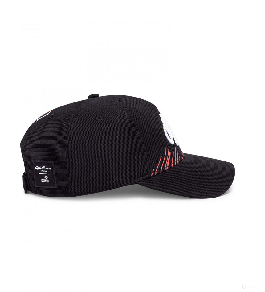 Alfa Romeo Cappello di Baseball, Zhou Guanyu Team, Adulto, Nero, 2022 - FansBRANDS®