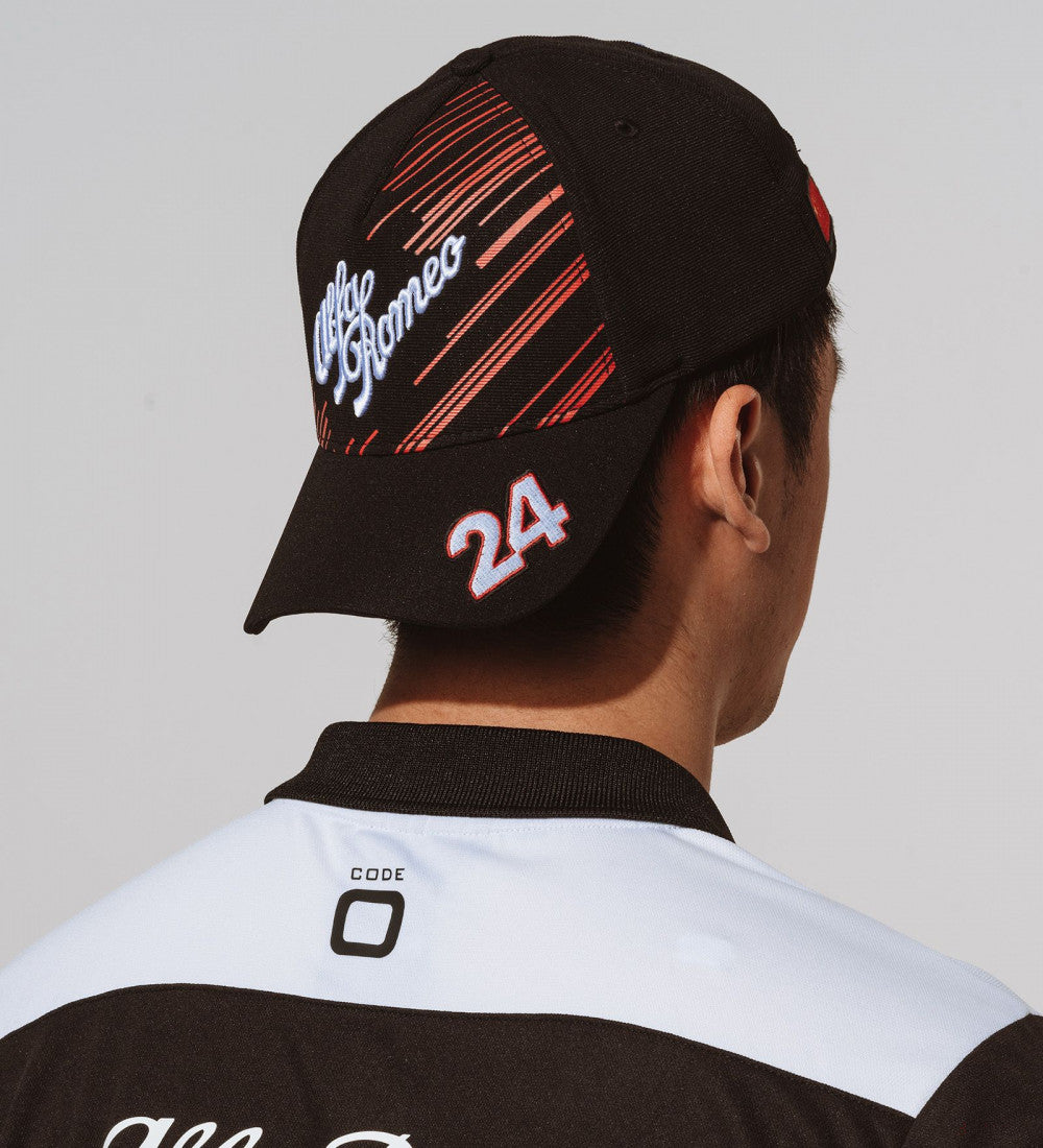 Alfa Romeo Cappello di Baseball, Zhou Guanyu Team, Adulto, Nero, 2022 - FansBRANDS®