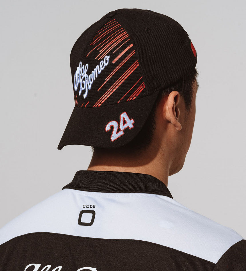 Alfa Romeo Cappello di Baseball, Zhou Guanyu Team, Adulto, Nero, 2022 - FansBRANDS®
