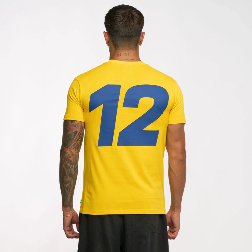 maglietta Ayrton Senna, #SENNA, giallo