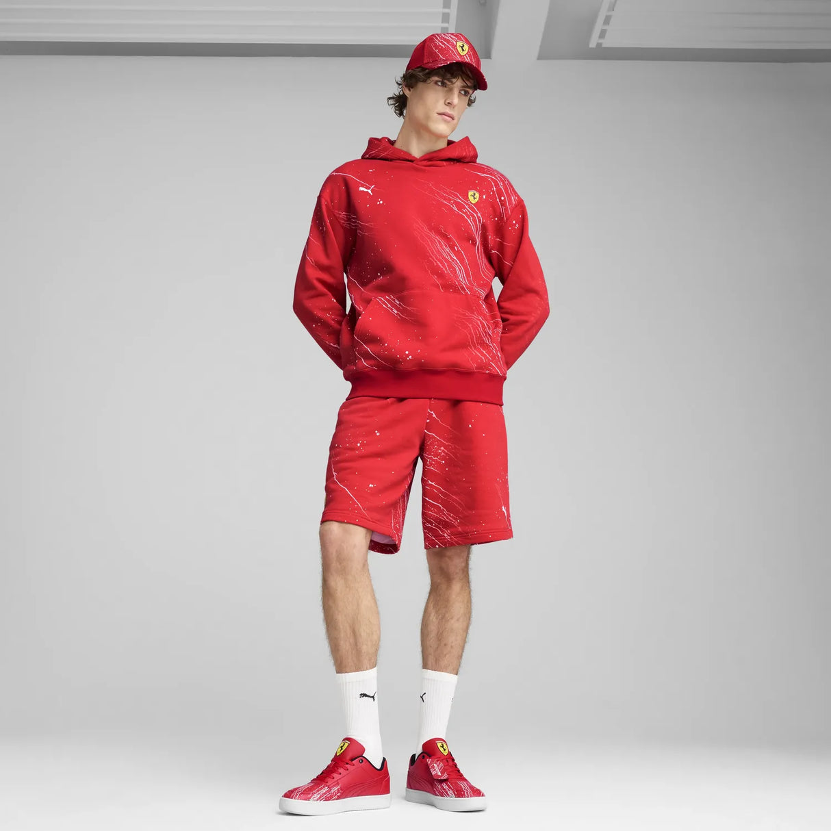 Ferrari Race Felpa con Cappuccio 🔥