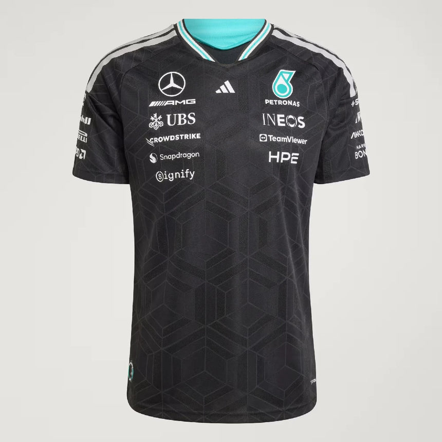 Mercedes Jersey, squadra, adidas, nera, 2026