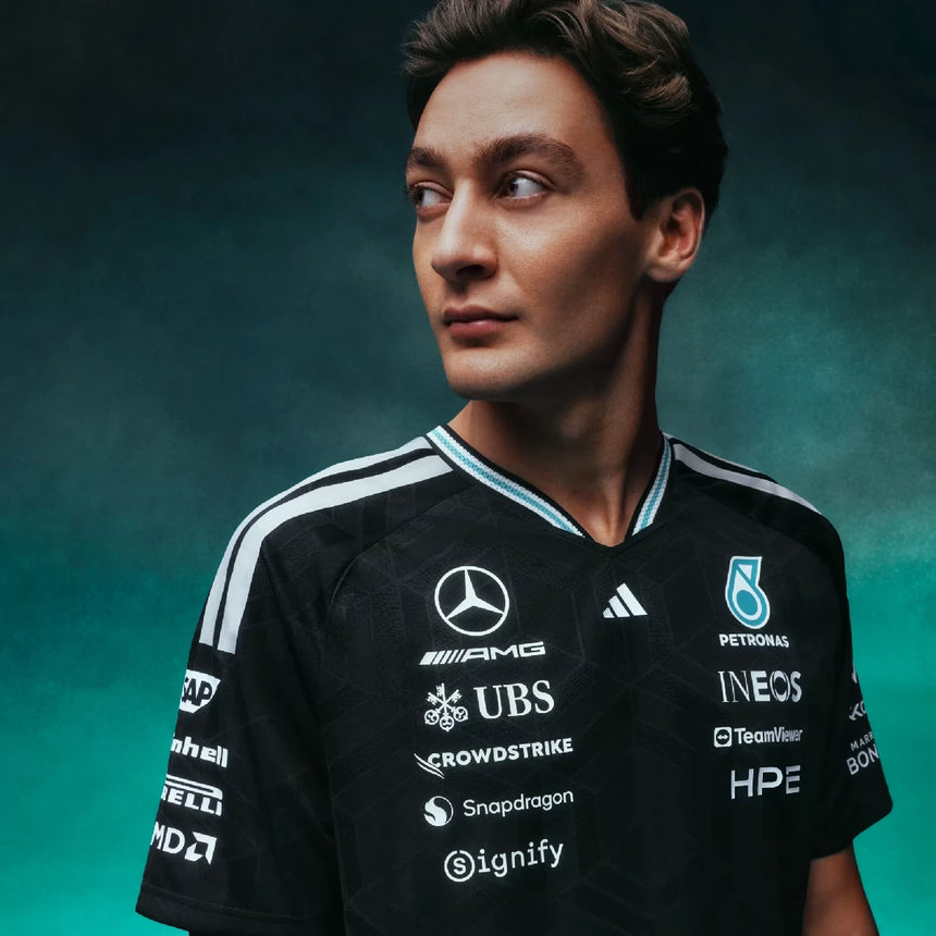 Mercedes Jersey, squadra, adidas, nera, 2026