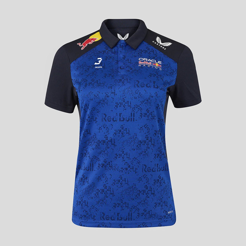 Polo Red Bull, team, Max Verstappen, da donna, blu, 2026