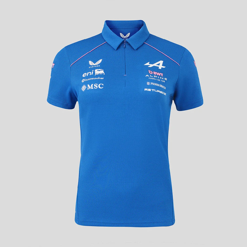 Alpine polo, team, femminile, blu, 2026