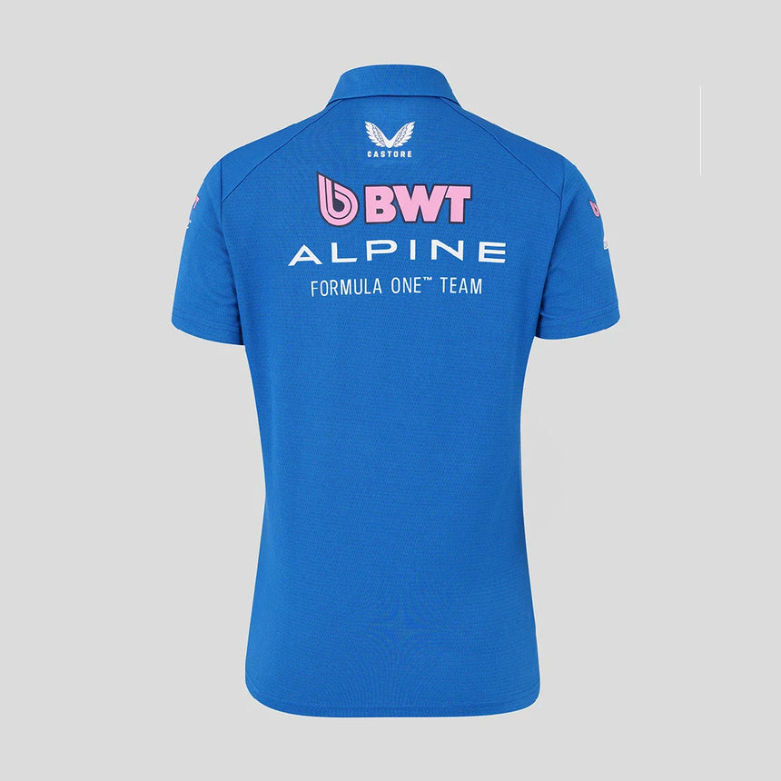 Alpine polo, team, femminile, blu, 2026