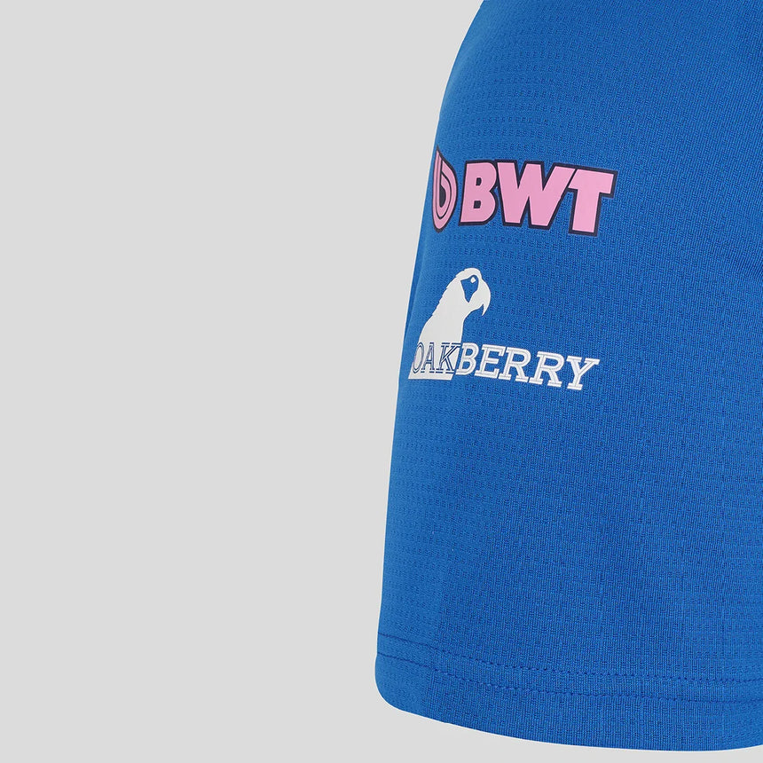 Alpine polo, team, femminile, blu, 2026
