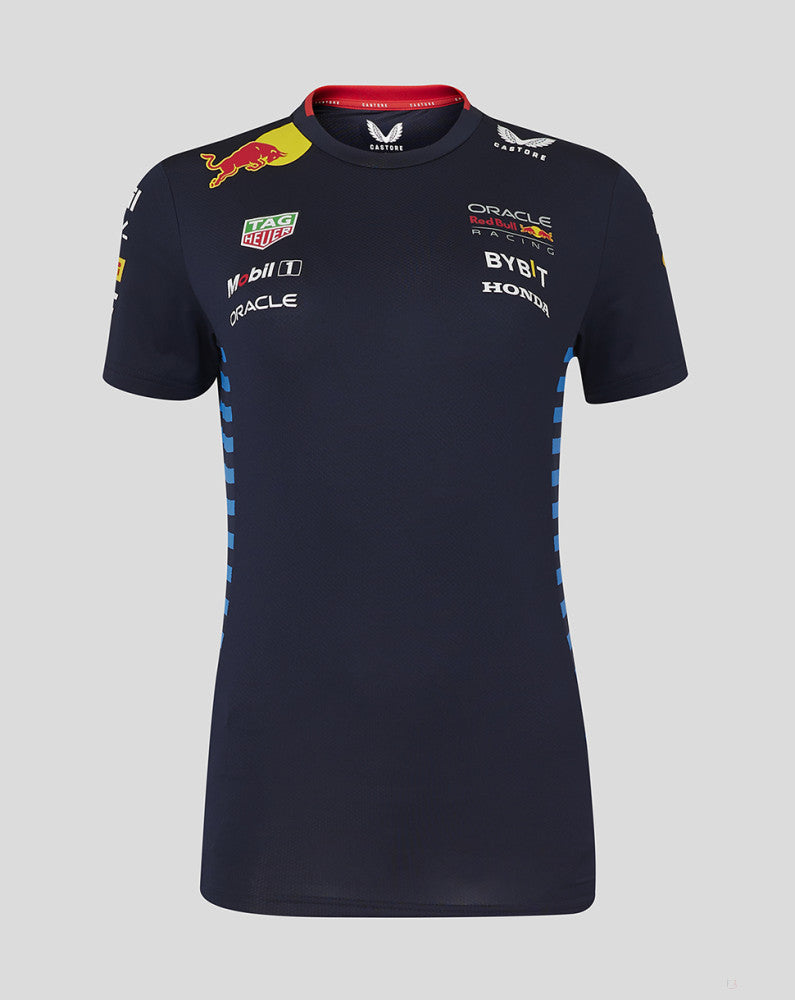 Red Bull maglietta, Castore, squadra, donne, blu, 2024 - FansBRANDS®