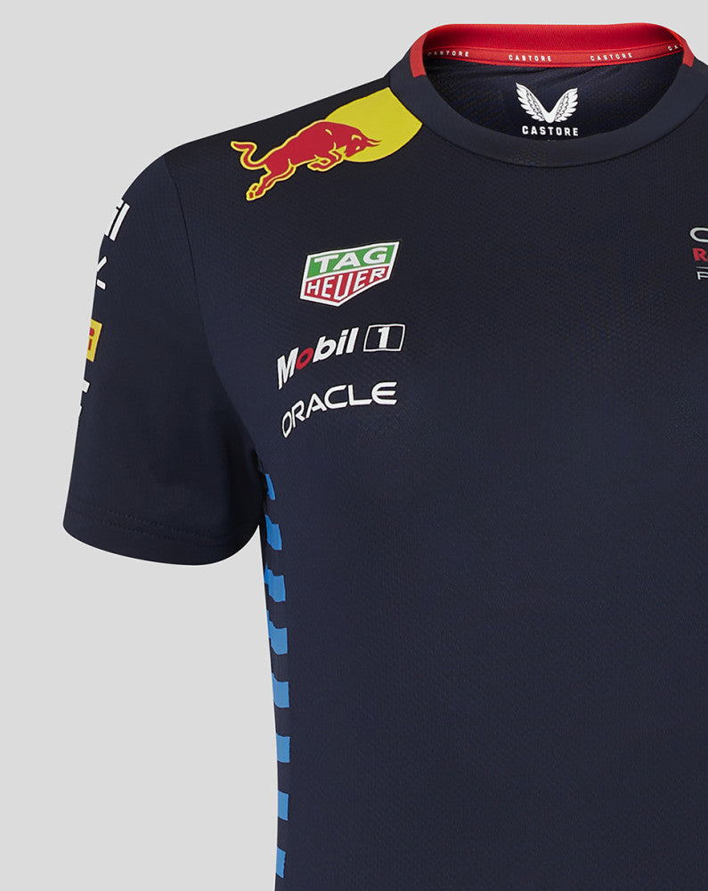 Red Bull maglietta, Castore, squadra, donne, blu, 2024 - FansBRANDS®