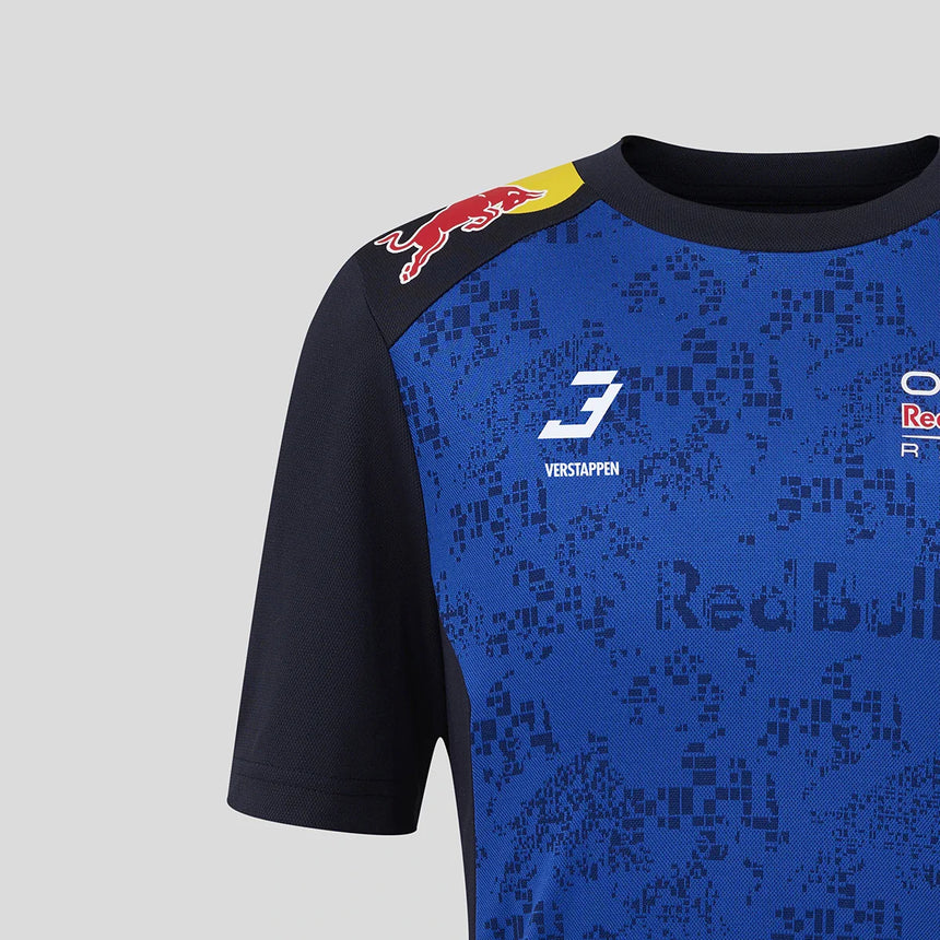 Maglietta Red Bull, team, Max Verstappen, per bambini, blu, 2026