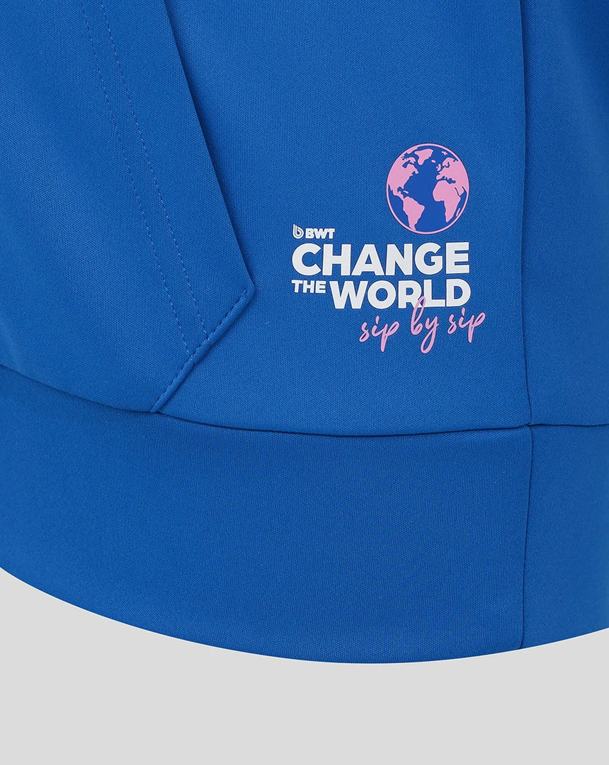 Felpa con cappuccio Alpine, team, blu, per bambini