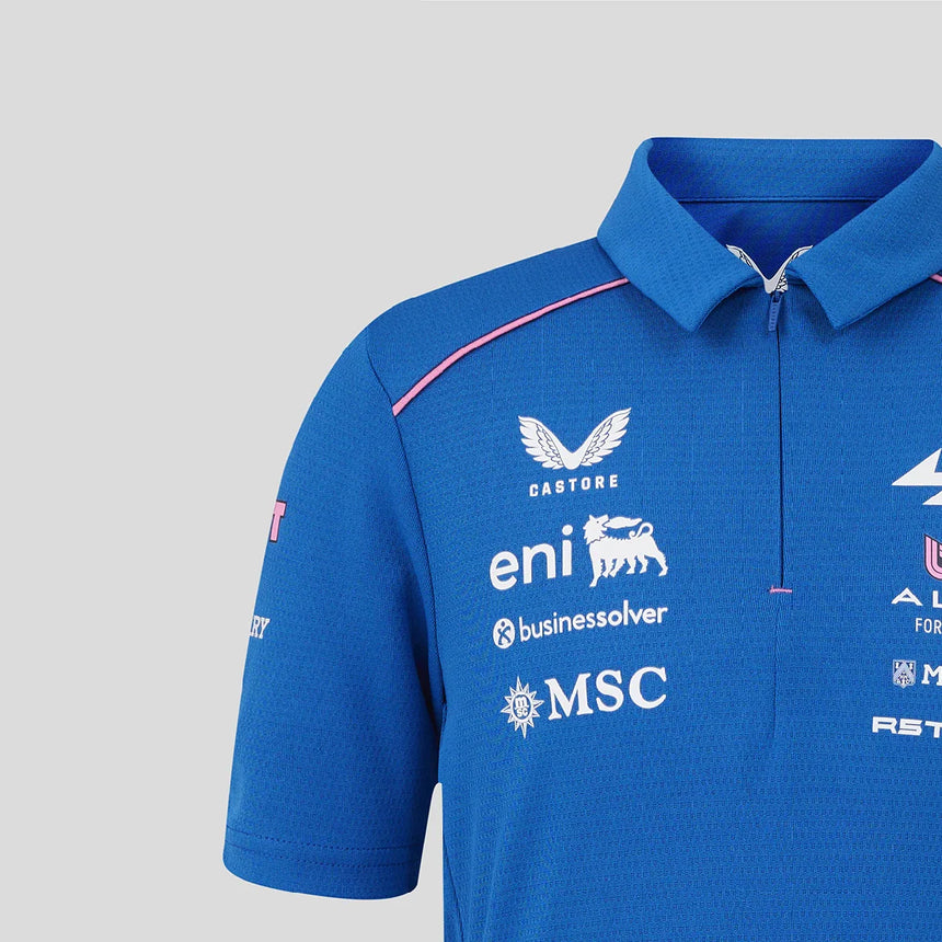 Alpine polo, team, bambini, blu, 2026