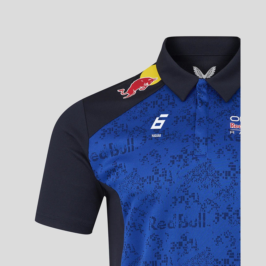 Red Bull polo, team, Isack Hadjar, blu