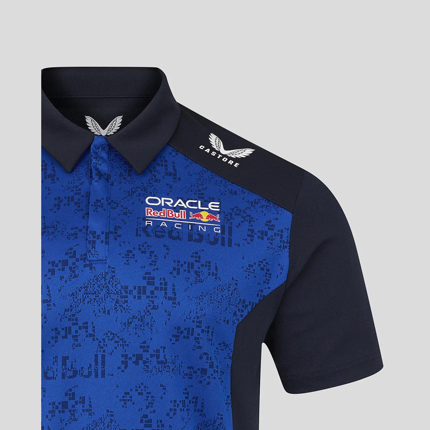 Red Bull polo, team, Isack Hadjar, blu