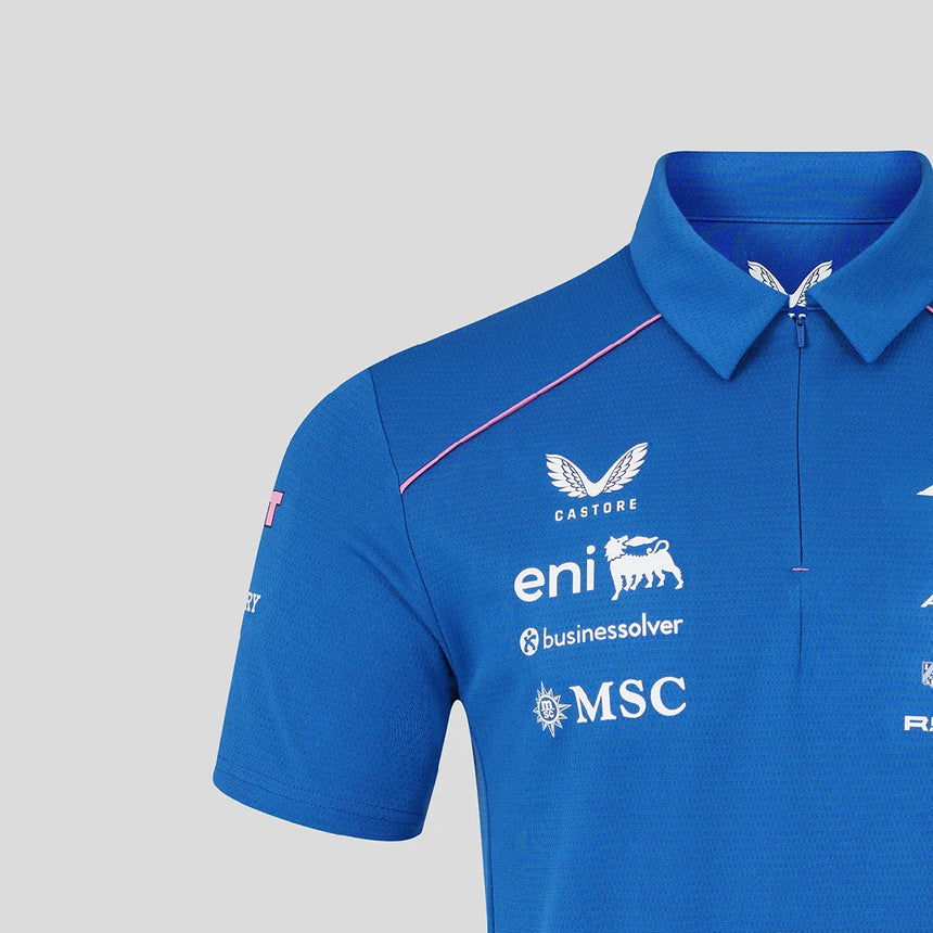 Polo Alpine, team, blu, 2026