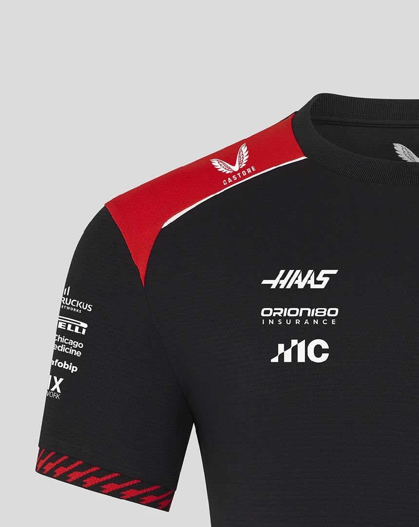 Haas F1 maglietta, team, nera