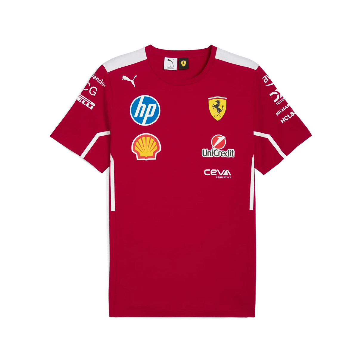 Scuderia Ferrari Team Maglietta Girocollo 🔥