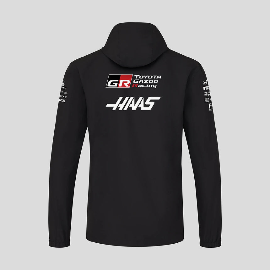 Haas F1 giacca impermeabile, team, nera