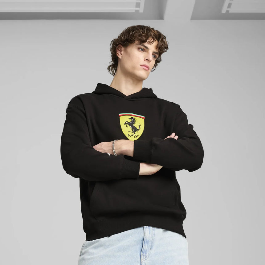 Ferrari Race Hoodie – Schwarz 🔥