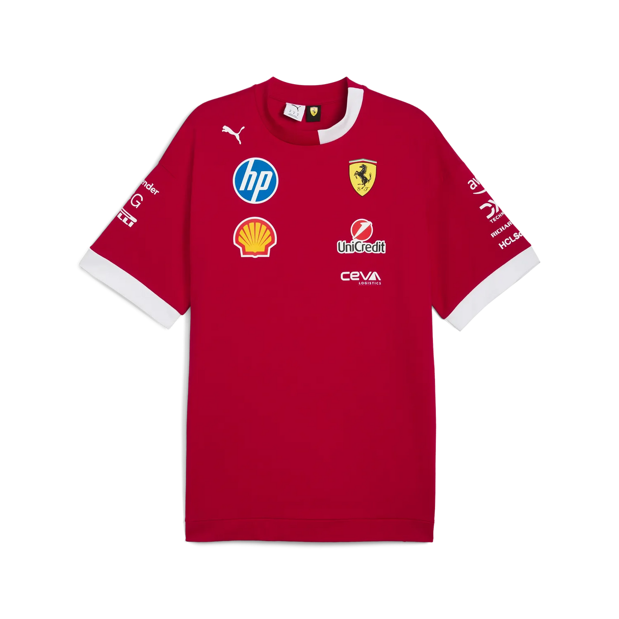 Scuderia Ferrari Drivers Oversized Maglietta Girocollo 🔥