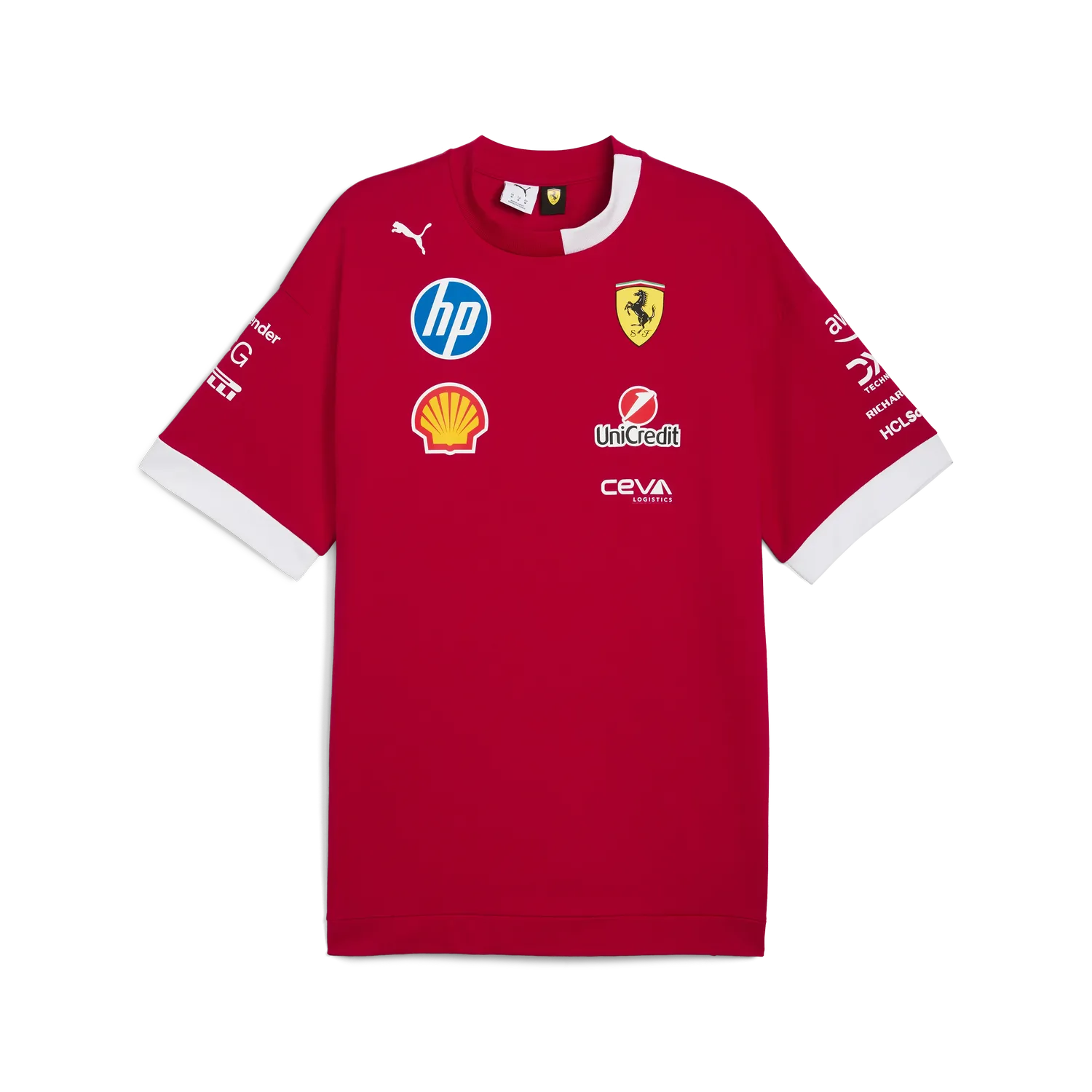 Scuderia Ferrari Drivers Oversized Maglietta Girocollo 🔥