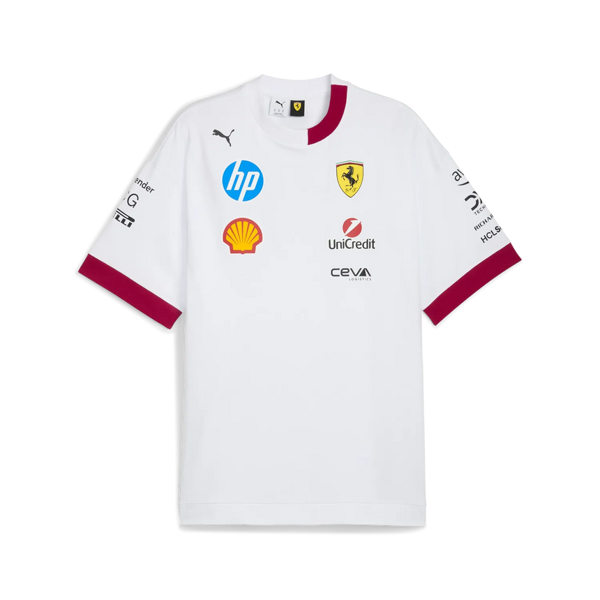 Scuderia Ferrari Drivers Oversized Maglietta Girocollo 🔥