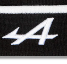 Alpine beanie, New Era, stripe, Nero