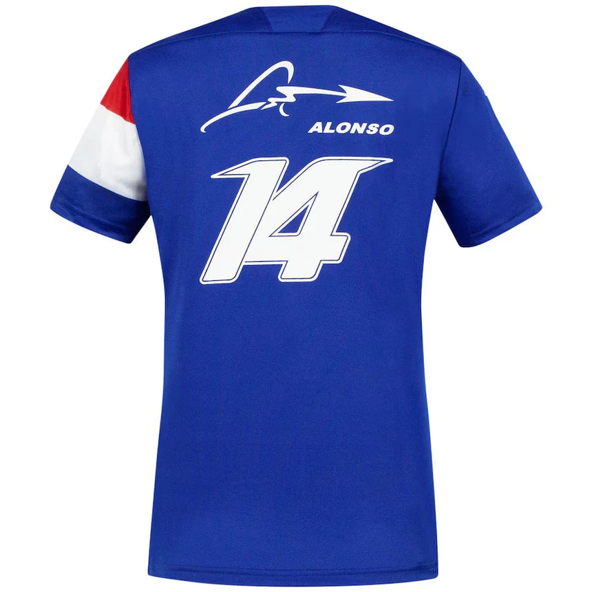 Maglietta da donna Alpine, Fernando Alonso 14 Squadra, Blu, 2021