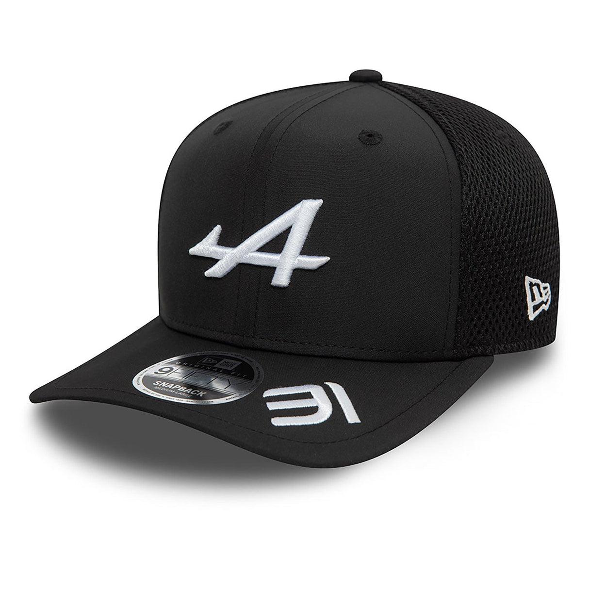 Alpine Hat, NEW ERA, Esteban Ocon, 9FIFTY, Adult, Black, 2024