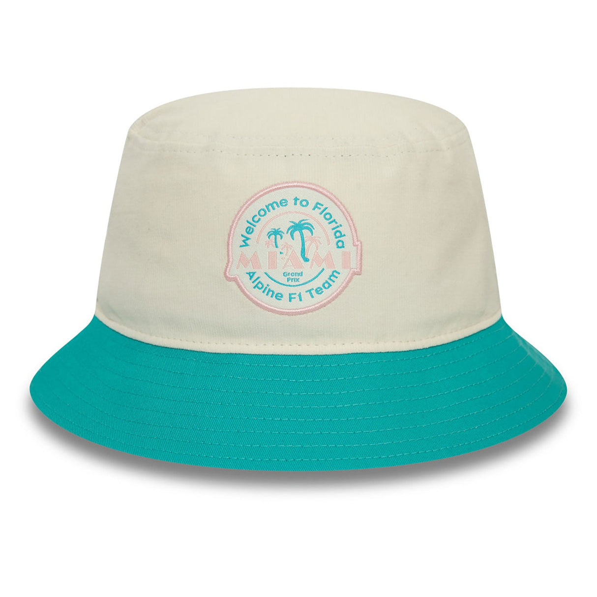 Alpine Bucket Hat, NEW ERA, Miami, Erwachsene, Weiß, 2024