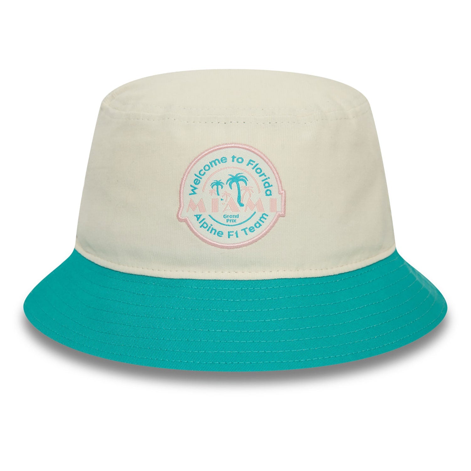 Alpine Bucket Hat, NEW ERA, Miami, Erwachsene, Weiß, 2024