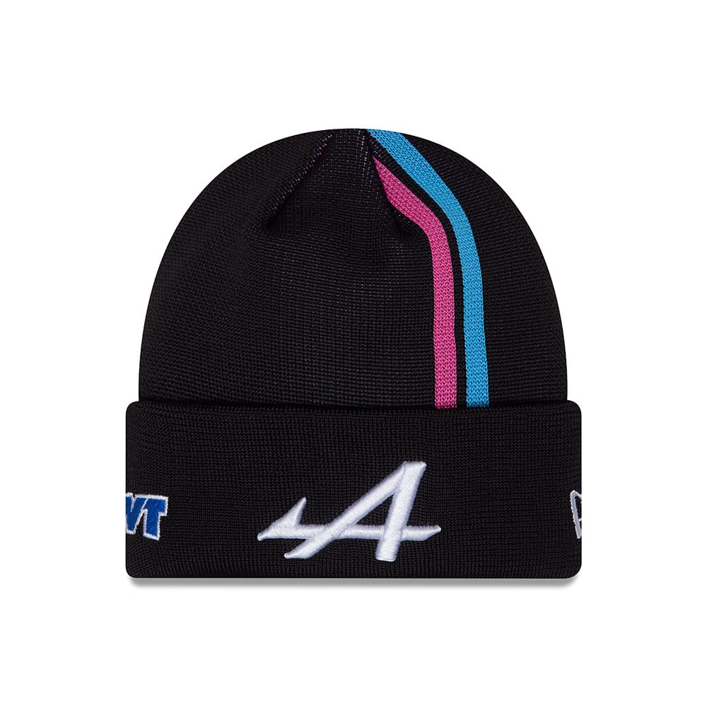Alpine Hat, NEW ERA, Pierre Gasly, Cap, Kids, Black, 2024