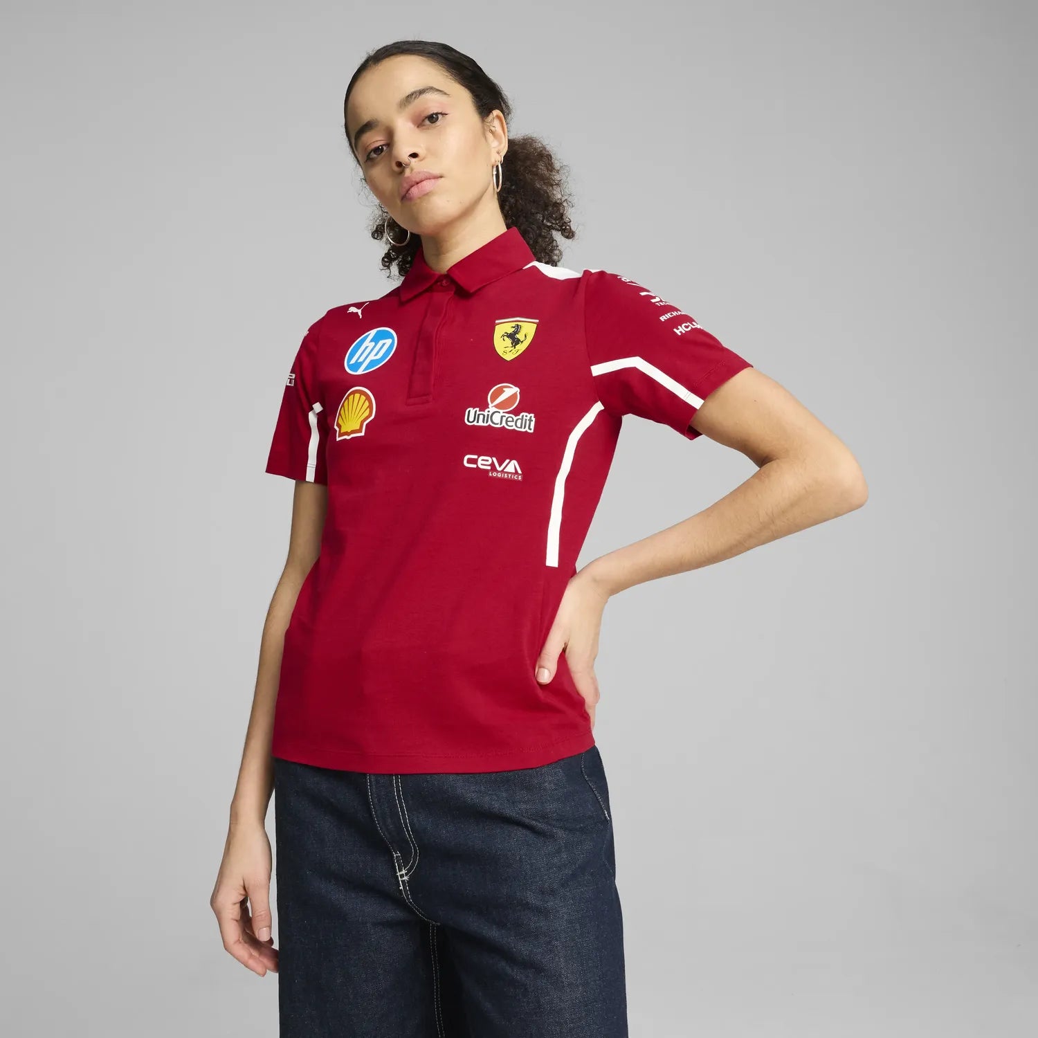 Scuderia Ferrari Team Polo Donna 🔥