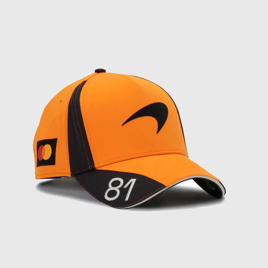 Cappellino McLaren, squadra, Oscar Piastri, Puma, papaya