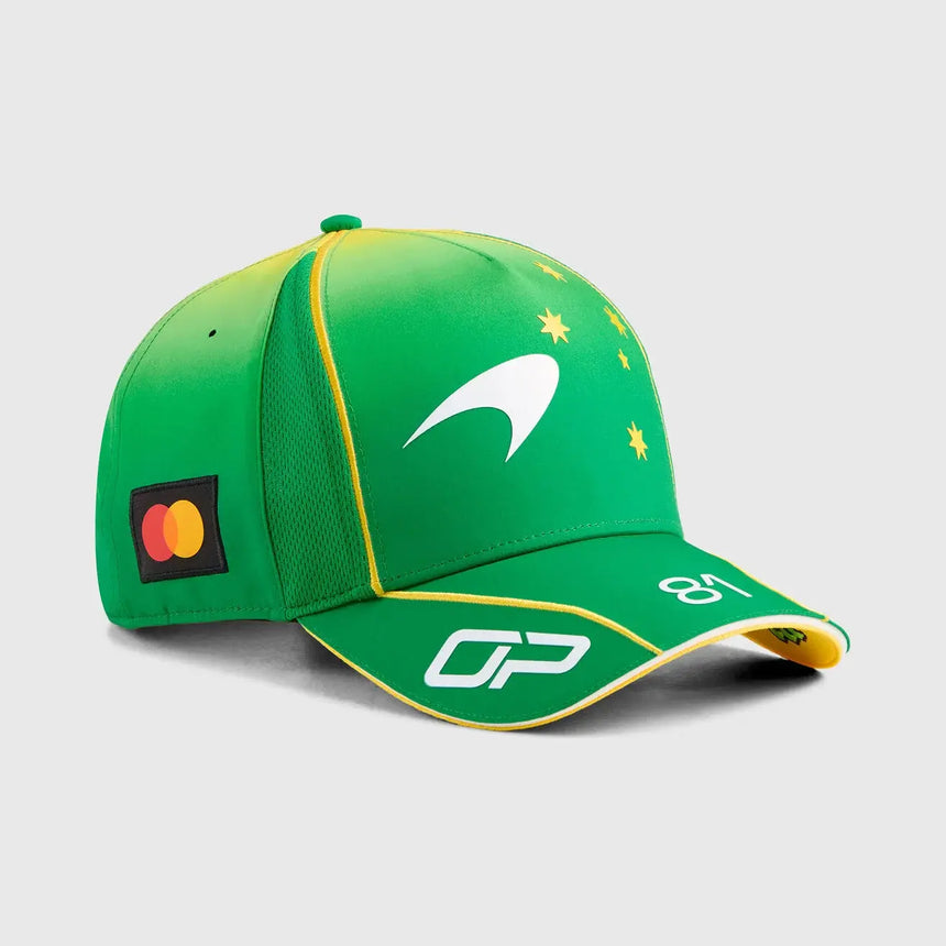 Cappellino McLaren, Team Oscar Piastri, Edizione Speciale Australiana, verde