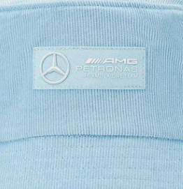 Mercedes Bucket Hat, Retro Cord, Blau
