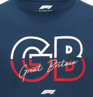 F1 Fanwear, SE Silverstone, T-Shirt, 2022, Blau,
