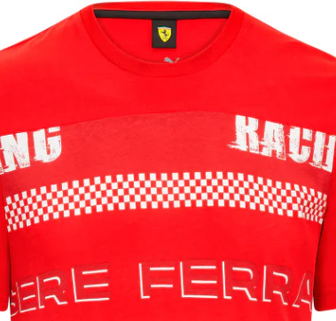 Ferrari T-Shirt, graphic, Red