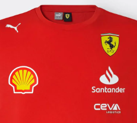Ferrari maglietta, Puma, squadra, rosso, 2024