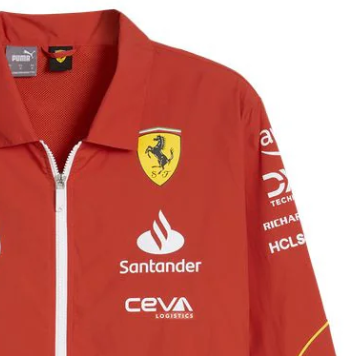 Ferrari giacca, Puma, squadra, rosso, 2024