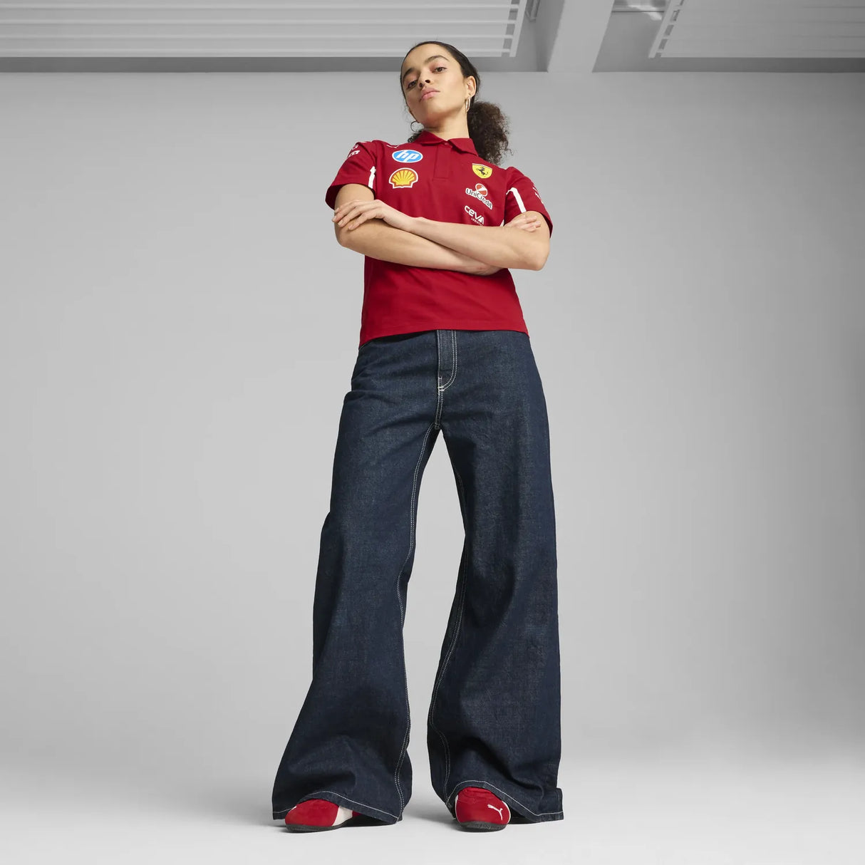 Scuderia Ferrari Team Polo Donna 🔥