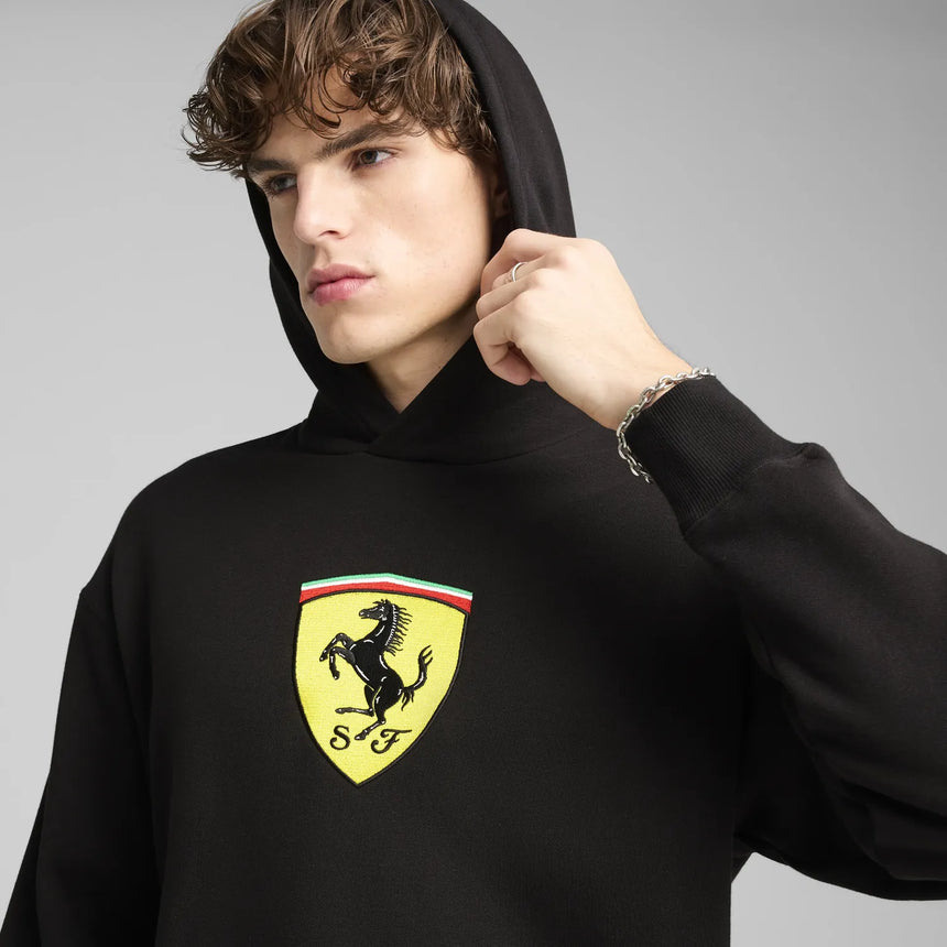 Ferrari Race Hoodie – Schwarz 🔥