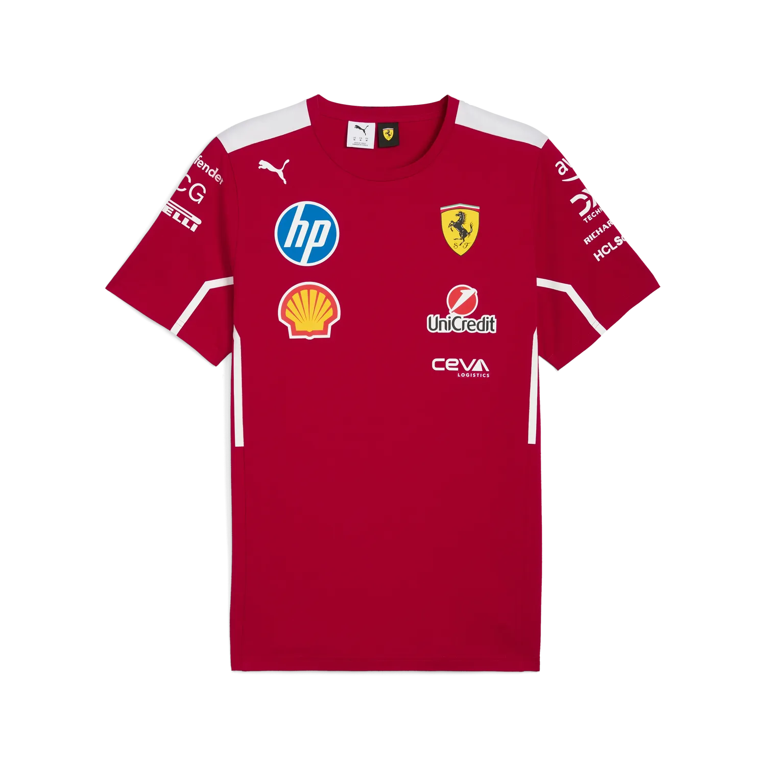 Scuderia Ferrari Team Maglietta Girocollo 🔥
