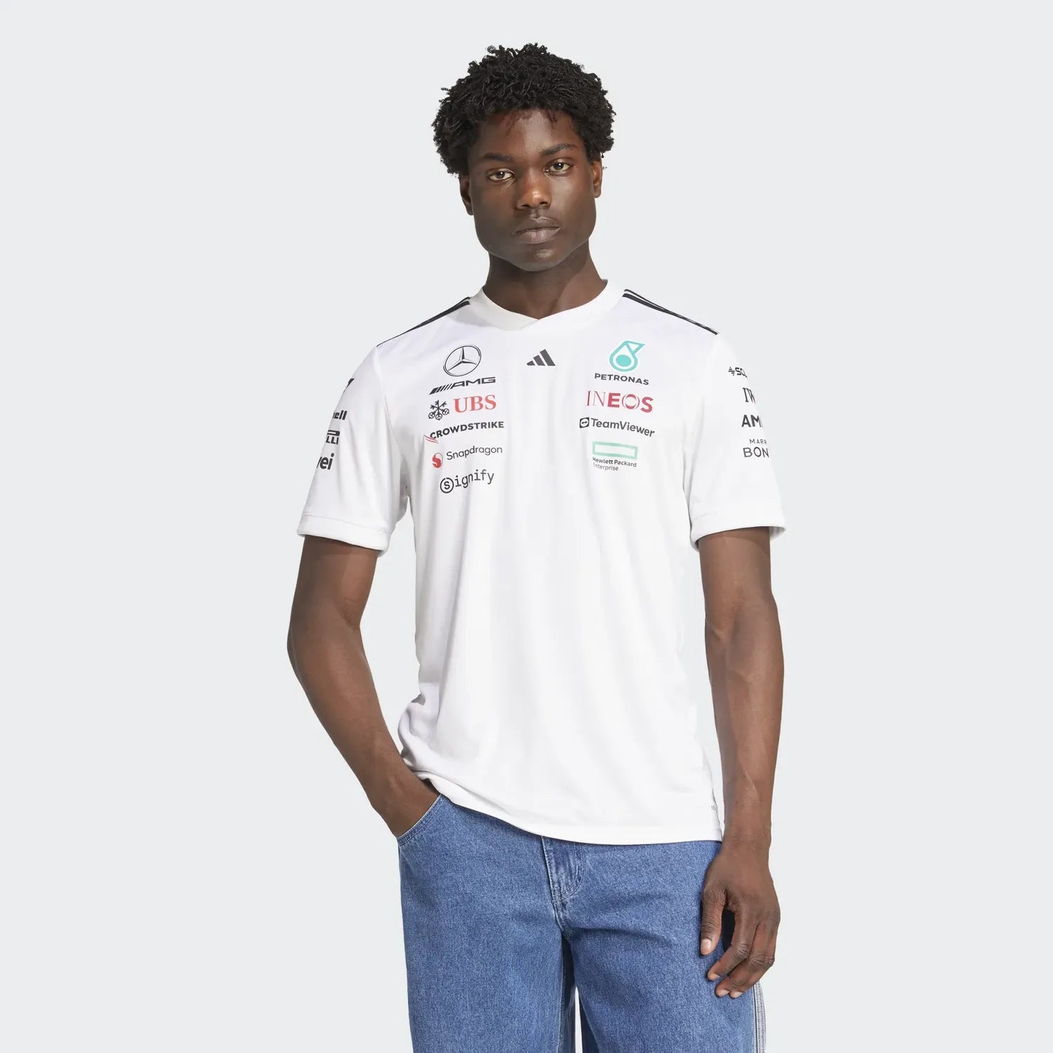 Mercedes Maglietta Pilota a Maniche Corte 🔥