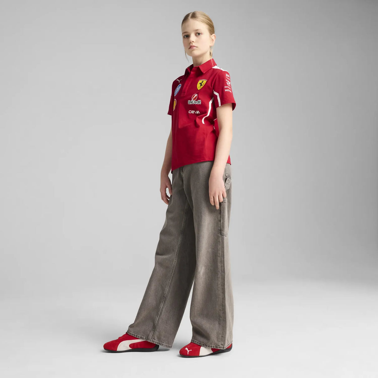 Scuderia Ferrari Team Polo Bambino 🔥