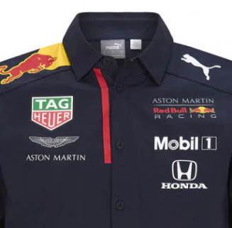 Camicia Red Bull, squadra Puma, blu, 2020