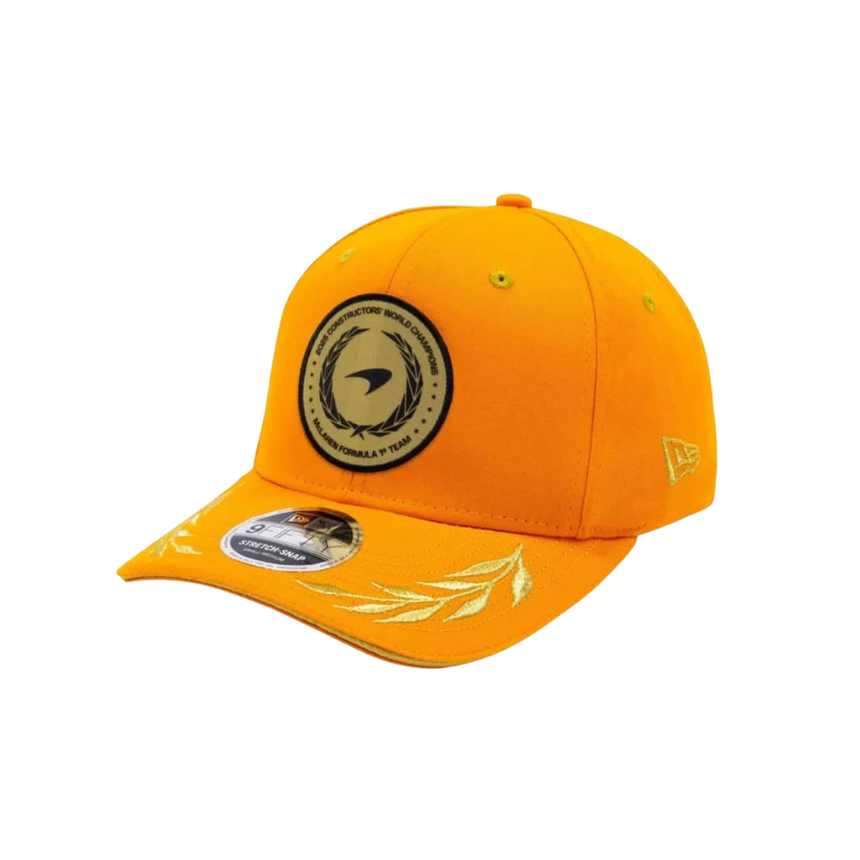 Cappellino McLaren, Campione Costruttori 2025, New Era, 9FIFTY, Arancione