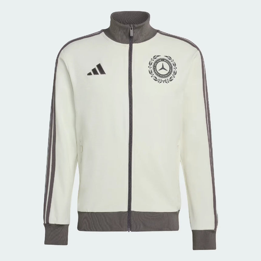 Mercedes, pullover, Silver Arrows ikon, adidas, bianco